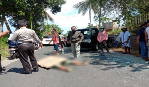 Tabrakan dengan Pick Up, Pengendara Motor di Banyuwangi Tewas Ditempat