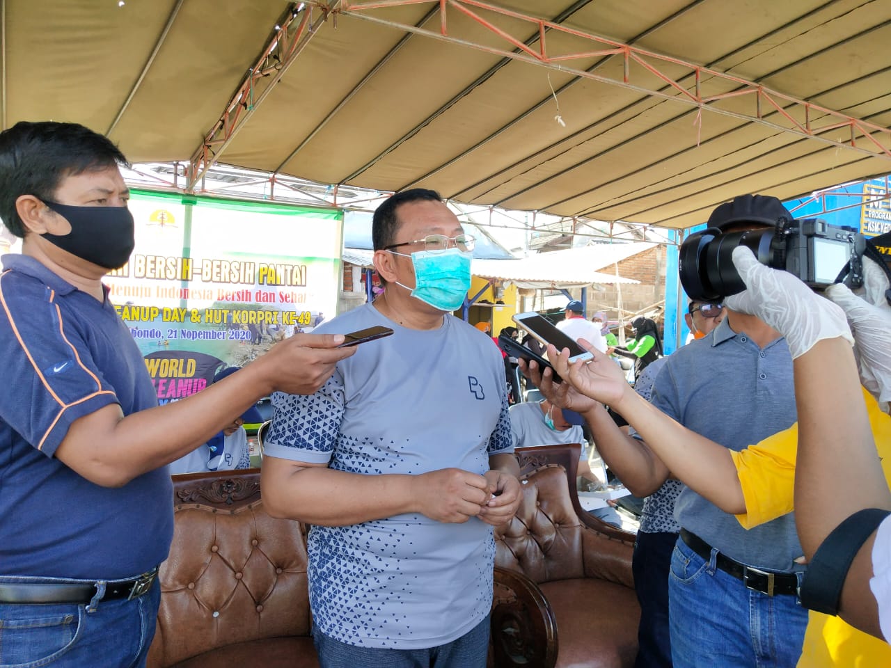 Bupati Apresiasi Korpri Situbondo Bersih-Bersih Sampah Pantai