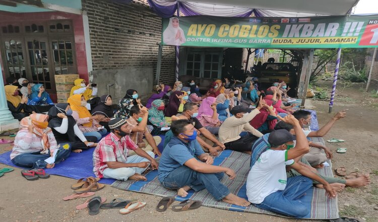 Jelang Pencoblosan, IKBAR Sapa Warga di 11 Desa