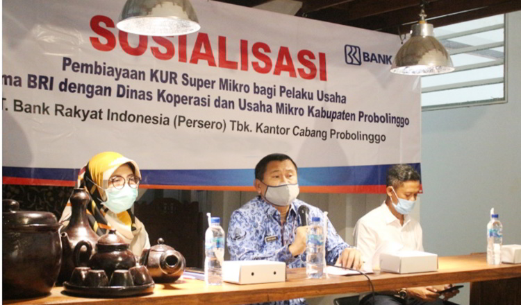 Pemkab Probolinggo-BRI Sosialisasikan Pembiayaan KUR Super Mikro Bagi Pelaku Usaha