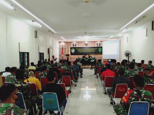 Cegah Covid-19 dan Tangkal Radikalisme, Kodim Aceh Utara Gelar Binkomsos dengan Komponen Masyarakat