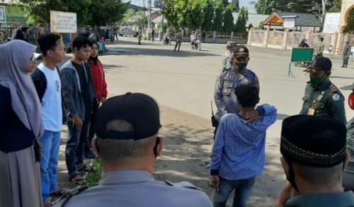 Warga Tidak Pakai Masker di Aceh Utara Dihukum Hafal Pancasila