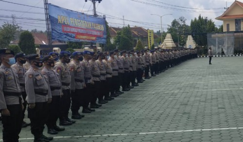 Amankan Pilkada, Polresta Banyuwangi Terjunkan Ribuan Personel