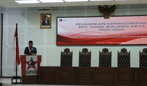 Hadiri Pelantikan Pengurus DPC GMNI Malang Raya, Ini Pesan Ketua DPRD Kota Malang