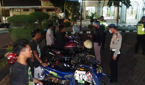 Polres Situbondo Amankan 8 Sepeda Motor Protolan