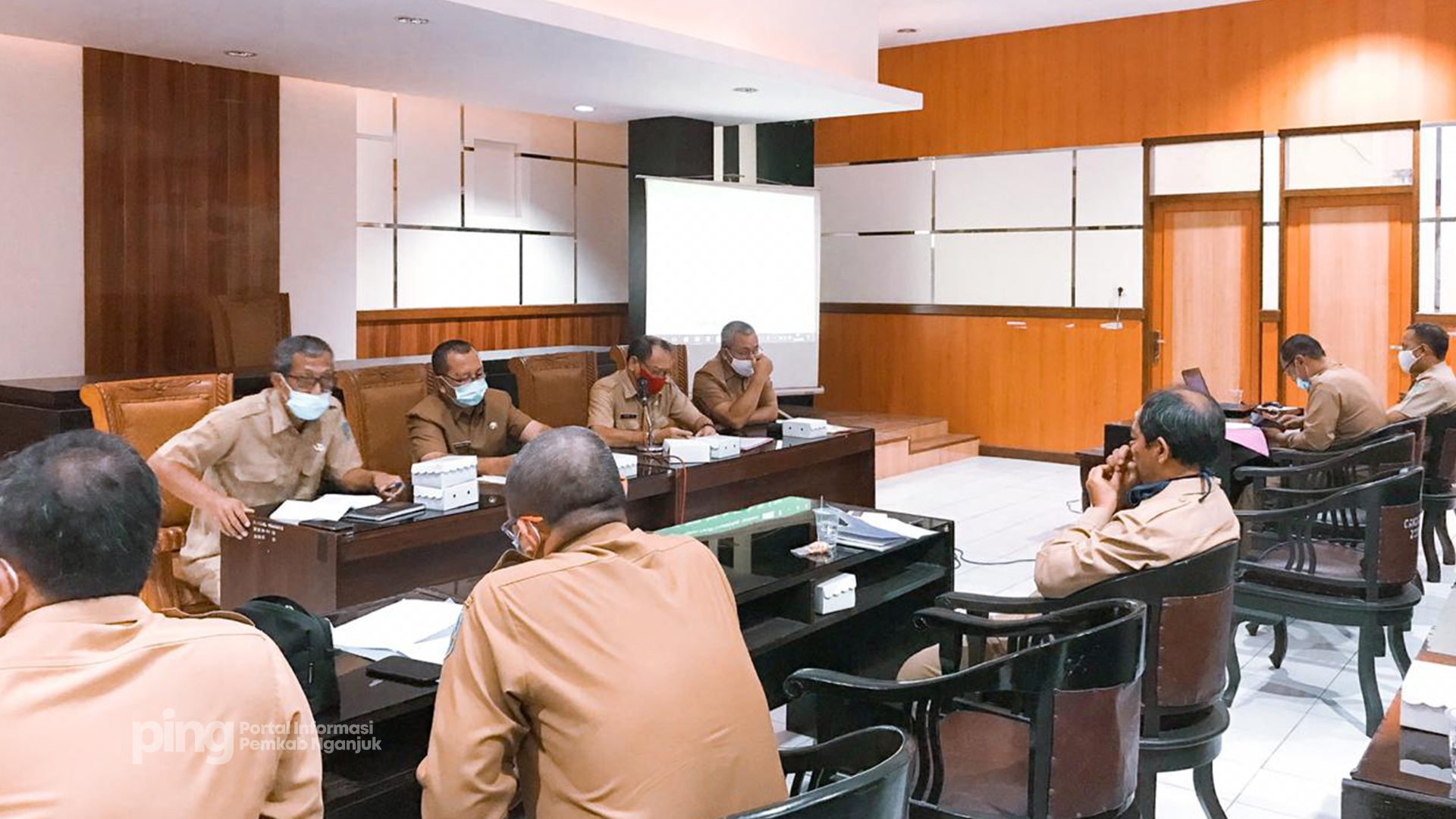 Gelar Rapat Tepra, SOPD Kabupaten Nganjuk Diminta Optimalkan Penyerapan Anggaran