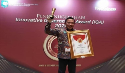 Kabupaten Sampang Terima Penghargaan Innovative Government Award 2020 dari Kemendagri