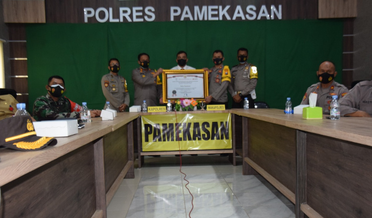 Polres Pamekasan Diapresiasi Sebagai ZI WBK oleh Kemenpan RB