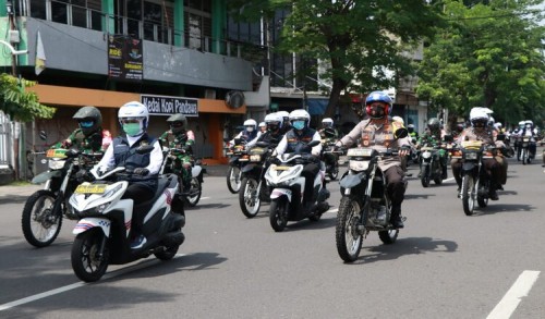 Kendarai Motor, Forkopimda Jawa Timur Cek Keamanan Dua Gereja