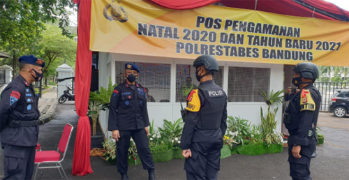 Antisipasi Penyebaran Covid-19, Wadansat Brimob Polda Jabar Cek Jalur Perbatasan Kota Bandung Dan Kabupaten
