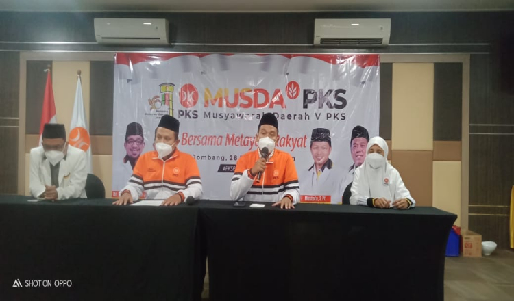 Musda Virtual, Didik Darmadi Terpilih Jadi Ketua PKS Jombang