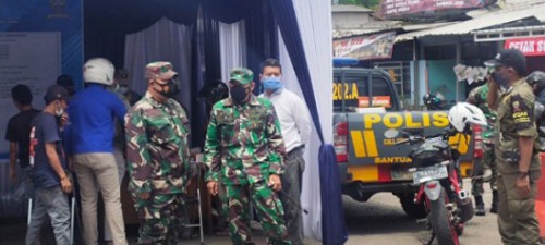Gelar Operasi Yustisi, Satpol PP Sumedang Bersama TNI  Jaring 37 Pelanggar Prokes