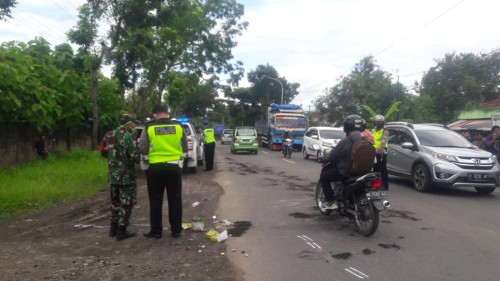 Seorang Pengendara Motor Tewas Terlindas Bus di Jalan Purworejo-Yogyakarta