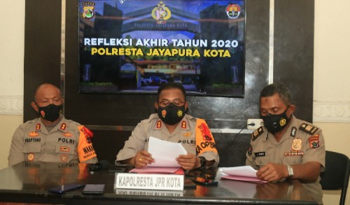 Pengungkapan Kasus Narkoba Polresta Jayapura Meningkat di Tahun 2020