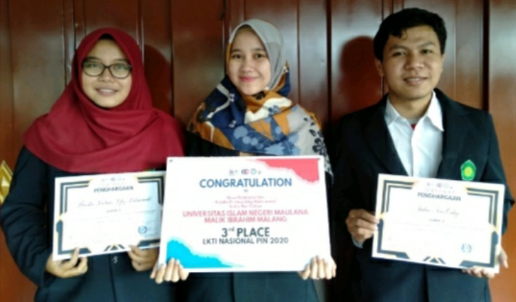 Inovasi Pengolahan Polutan Zat Warna Mengantarkan Tim UIN Malang Juara 3