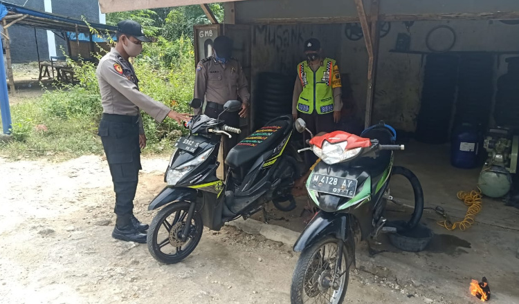 Jelang Tahun Baru, Polisi di Pamekasan Himbau Pemilik Bengkel Motor