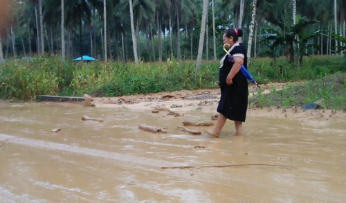 Banjir Lumpur Landa Desa Bakan di Bolmong