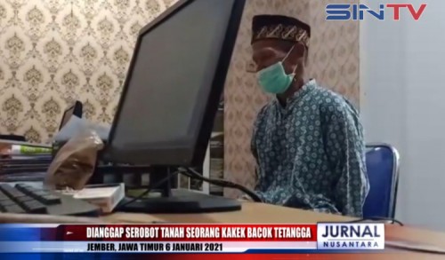 Gelap Mata, Seorang Kakek di Jember Bacok Tetangga