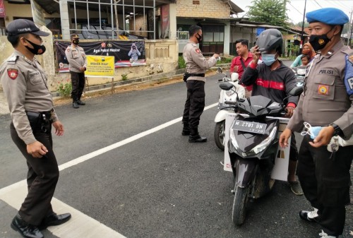 Cegah Covid-19, Polisi di Pamekasan Rutin Gelar Operasi Yustisi