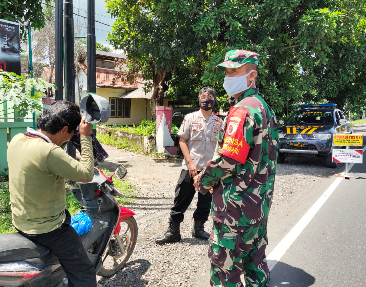 Operasi Yustisi, Tiga Pilar Imbau Masyarakat Patuh Prokes COVID-19