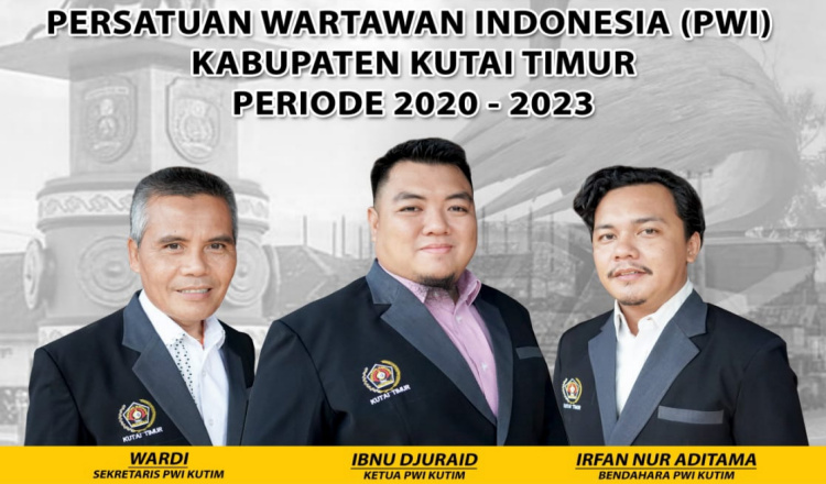 23 Pengurus PWI Kutim Periode 2020-2023 Dilantik Besok
