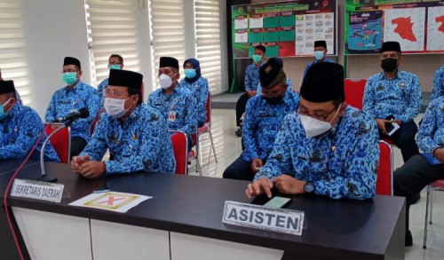 Kirim Doa atas Meninggalnya Asisten II, ASN Pemkab Jombang Laksanakan Tahlil Secara Virtual