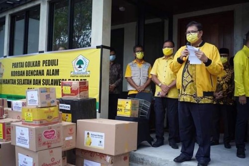 Fraksi Golkar Surabaya Apresiasi Ketum Airlangga Hartarto karena Peduli Korban Bencana