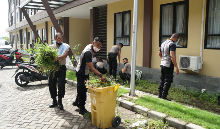 Kapolresta Sidoarjo Ajak Personel Jaga Imun dengan Pola Hidup Sehat