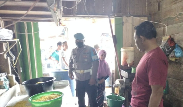 Kedai Pengolahan Mie di Pasar Samakurok Aceh Utara Nyaris Terbakar