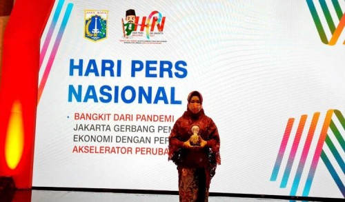 Puncak Peringatan HPN, Wali Kota Mojokerto Terima Anugerah Kebudayaan PWI Pusat 2021