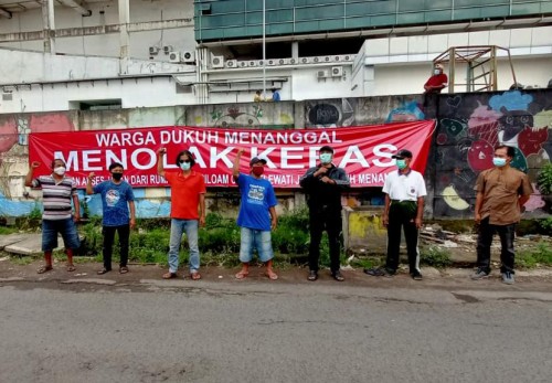 Warga Menanggal Surabaya Turut Menolak RS Siloam di Kawasan Mal Cito