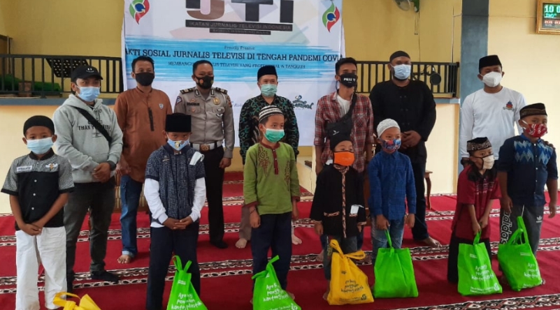 Peringati HPN 2021, IJTI Bandung Raya Gelar Baksos dan Doa Bersama