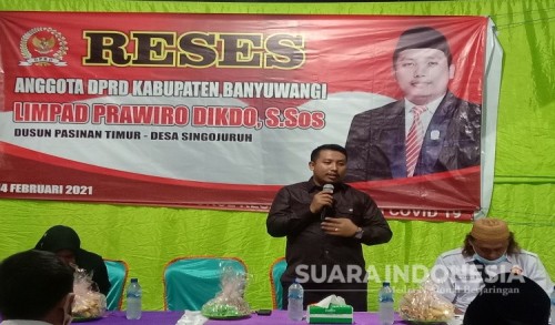Reses Anggota DPRD Banyuwangi Fraksi Gerindra, Limpat Siap Perjuangkan Aspirasi Warga