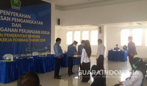 Pemkot Malang Angkat 83 Honorer Jadi Pegawai PPPK