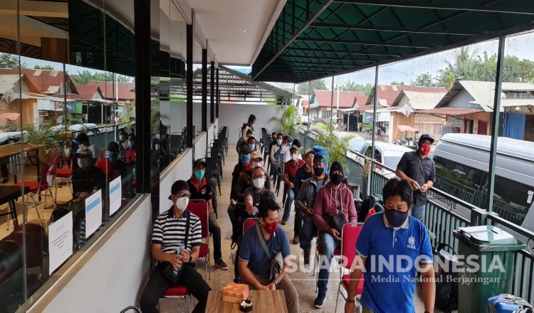 Usai Cuti Puluhan Karyawan di PT NHMWajib Swab Covid-19 dan Jalani Karantina Mandiri 