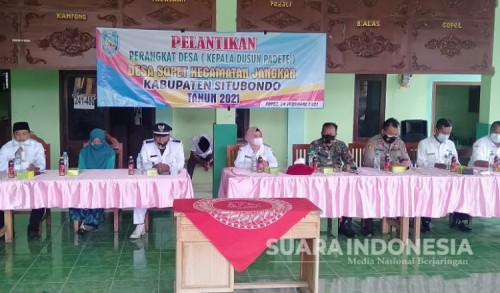 Danramil Jangkar Saksikan Pelantikan Kepala Dusun Padete