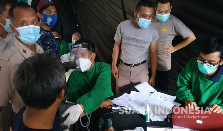 Ratusan Personel Polresta Banyuwangi Jalani Vaksinasi Covid-19