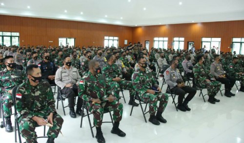 Panglima TNI dan Kapolri Motivasi Satgas Nemangkawi 