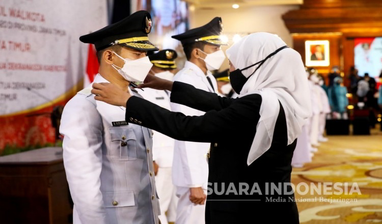 Moch. Nur Arifin dan Syah Muhammad Natanegara Resmi Dilantik Jadi Bupati dan Wabup Trengggalek