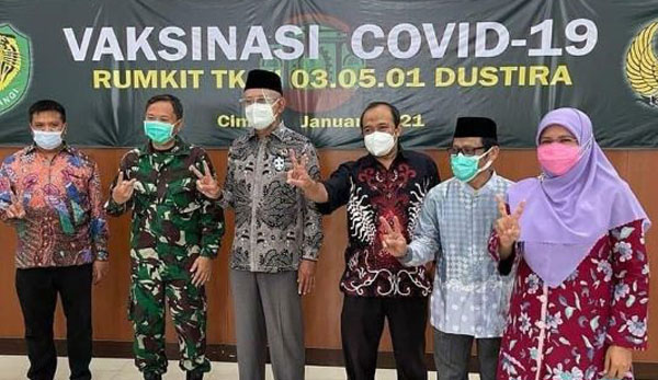 Komisi V DPRD Jawa Barat Tinjau Vaksinasi Covid-19 Di Rs Yudisthira