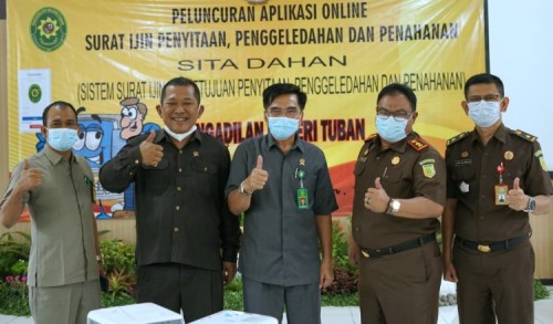 Terus Berinovasi, PN Tuban Luncurkan Aplikasi Online Sita Dahan