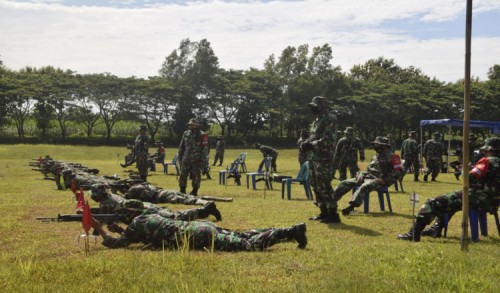 Tingkatkan Kemampuan Tempur, TNI AD di Purworejo Ikuti Lakbakjatri