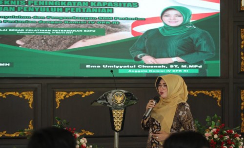 Anggota Komisi IV DPR RI Neng Ema Inginkan Petani Muda Milenial di Jombang Bangkit