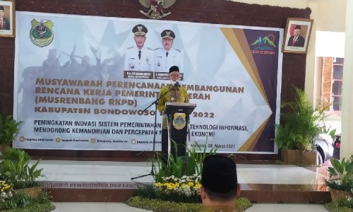 Musrembang RKPD Tahun 2022, Bupati Salwa Tetap Mendasarkan pada Visi Bondowoso Melesat 