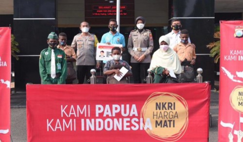 Rajut Persatuan, Kapolres Lamongan Silaturahmi Bersama Warga Papua