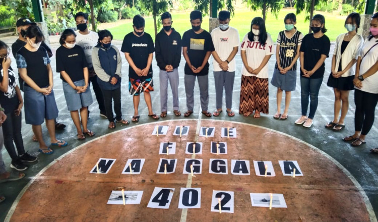 Love For Nanggala 402: Ucapan Belasungkawa dari Pelajar Banyuwangi untuk 53 Awak Kapal