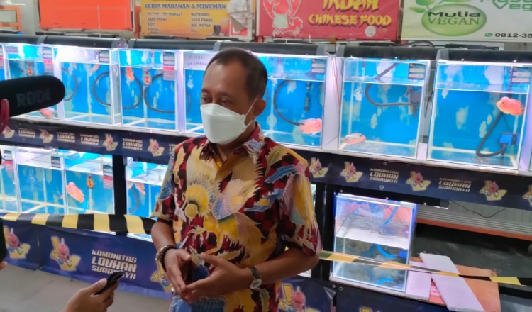 Hadir di Kontes Ikan Louhan, Wawali Surabaya Ingin Serius Dongkrak Perekonomian