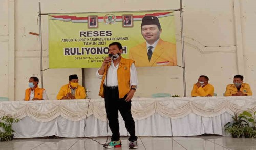 Reses Wakil Ketua DPRD Banyuwangi, Ruliyono Siap Perjuangkan Aspirasi Warga