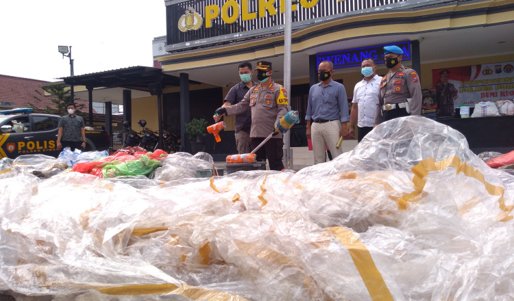 Total 172 Balon Udara di Ponorogo Diamankan Polisi Selama Idul Fitri