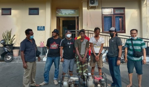 Dua Pelaku Pencurian Mesin Pompa Air di Situbondo Diciduk Polisi